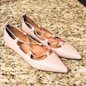 Halogen lace up flats